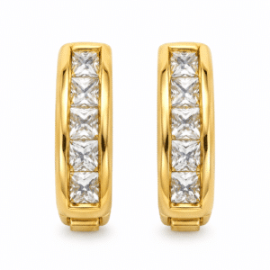 Lumina Gold Plated Hoop Earrings