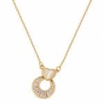 Heart Pearl Ring Necklace