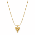 Solid Heart Pendant Necklace