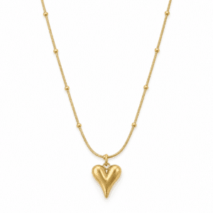 Solid Heart Pendant Necklace