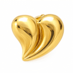 Close-up of the Swirl Heart Studs
