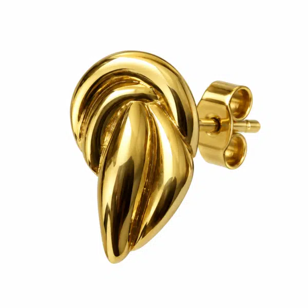 Close-up of the Twisted Knot Studs