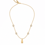 Teardrop Station Necklace