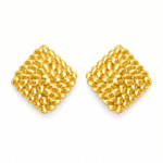 Beaded Diamond Studs