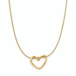 Elowyn Gold Heart Necklace