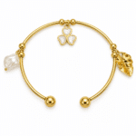 Flora Pearl Charm Kada