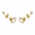Mini Heart Stud Set