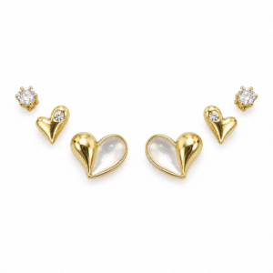 Mini Heart Stud Set