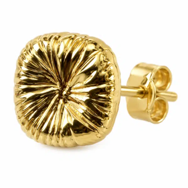 Close-up of the Solaris Gold Studs