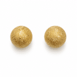 Stardust Sphere Gold Studs