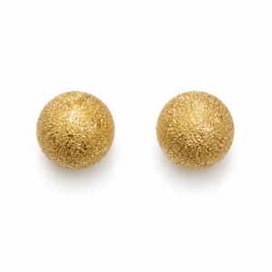 Stardust Sphere Gold Studs
