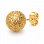 Close-up of the Stardust Sphere Gold Studs
