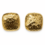 Textured Gold Stud Earrings